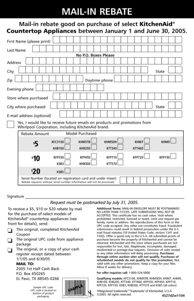 Menards 11 Rebate Form 5288