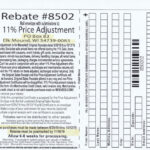 Menards Price Adjustment Rebate Form April 2022