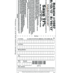 Menards Price Adjustment Rebate Form May 2022