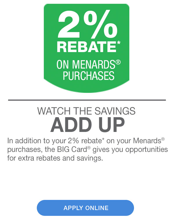 Menards 110 Percent Rebate