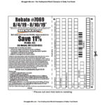 Menards 110 Percent Rebate Prorate