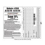 Print Menards Receipt For Rebate