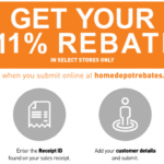 Menards Home Depot 11 Rebate