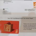 Home Depot Menards Rebates