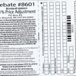 Menards Price Adjustment Rebate 8601