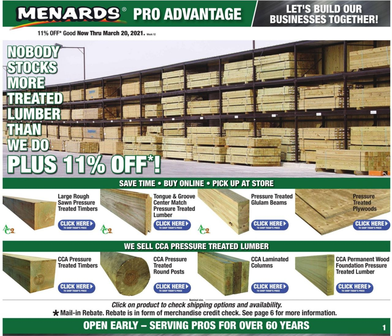 Menards Rebate Week After