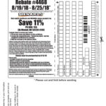 Menards Rebate Receipt For Online Order