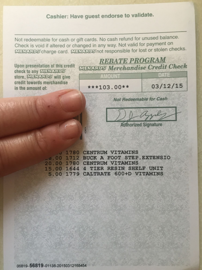 How Long From Time Menards Rebate Check Issued Until Mailed