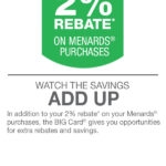 Menards Big Card Quarterly Rebate