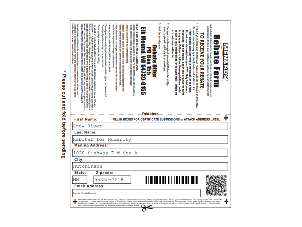 Menards Drywall Rebate