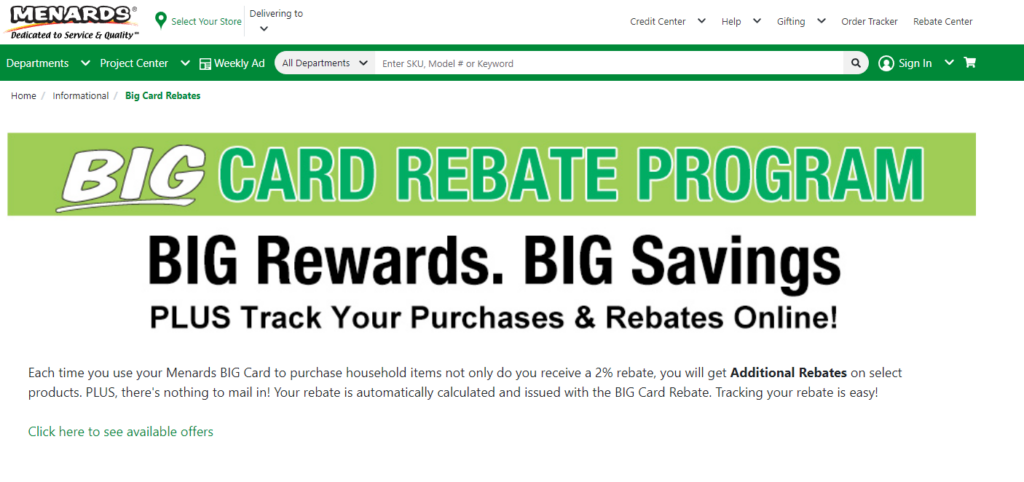 How Does Menards Mail In Rebate Work