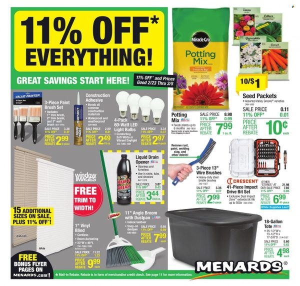 Menards February 2023 Batt Insulation Rebate Sale