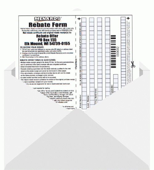 Menards Rebate Processing Center