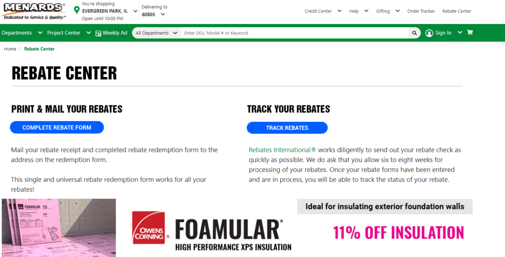 Can Menards Rebates Be Submitted Electronically