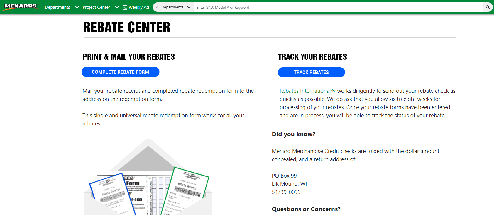 Does Menards Rebate Checks Expire